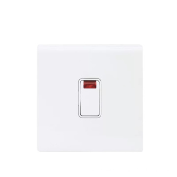 20A250V Double Pole Switch with Neon switch 86x86mm